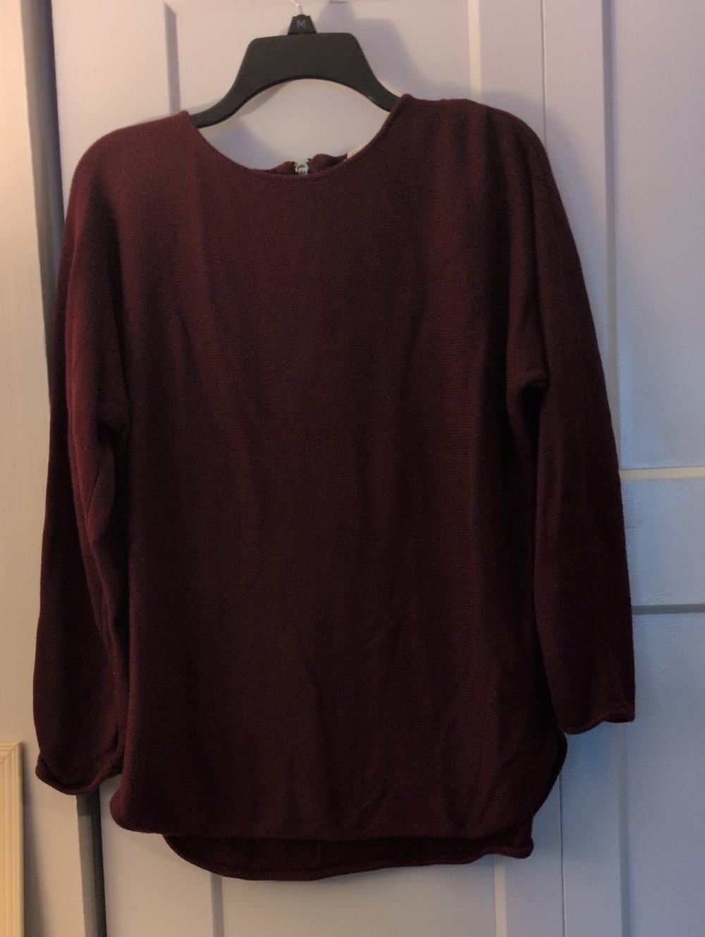 Michael Kors Women's Scoop Neck Sweater in Wine